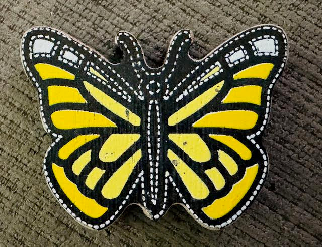Letterboard Wood Shaped Butterfly Tiles - CHD