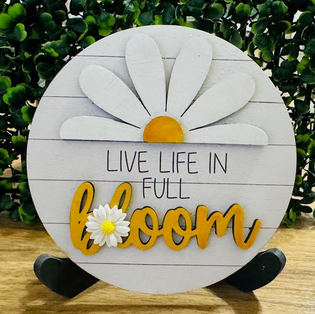 Shelf Sitter/Tray Decor (Daisy Series) - STV