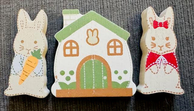 Letterboard Wood Shaped Peter Rabbit Tiles - CHD
