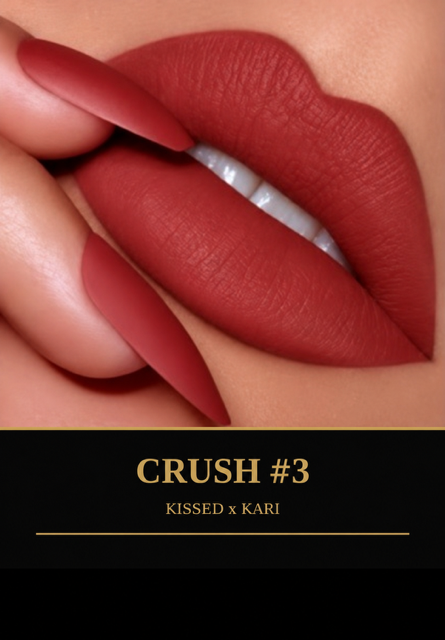 Crush #3 Matte Lipstick by Kissed x Kari