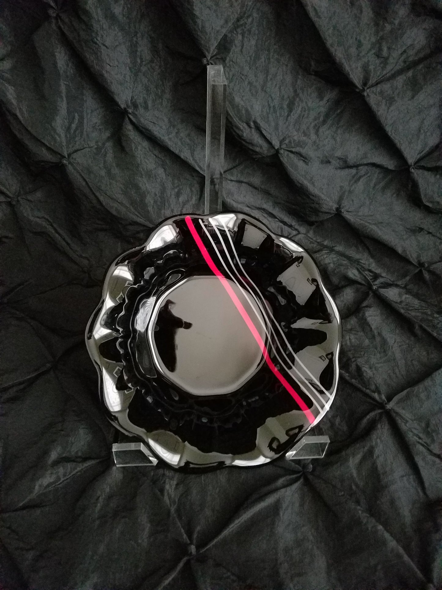 Plate - Ruffled Bowl with Spoon