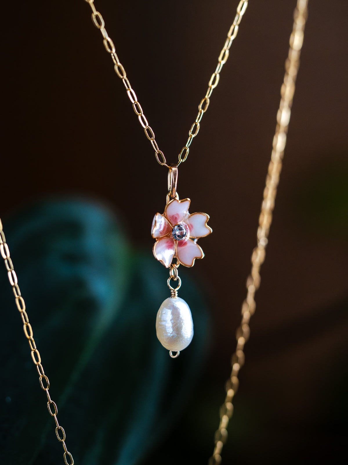 Sakura Necklace | Chiisai Leaf