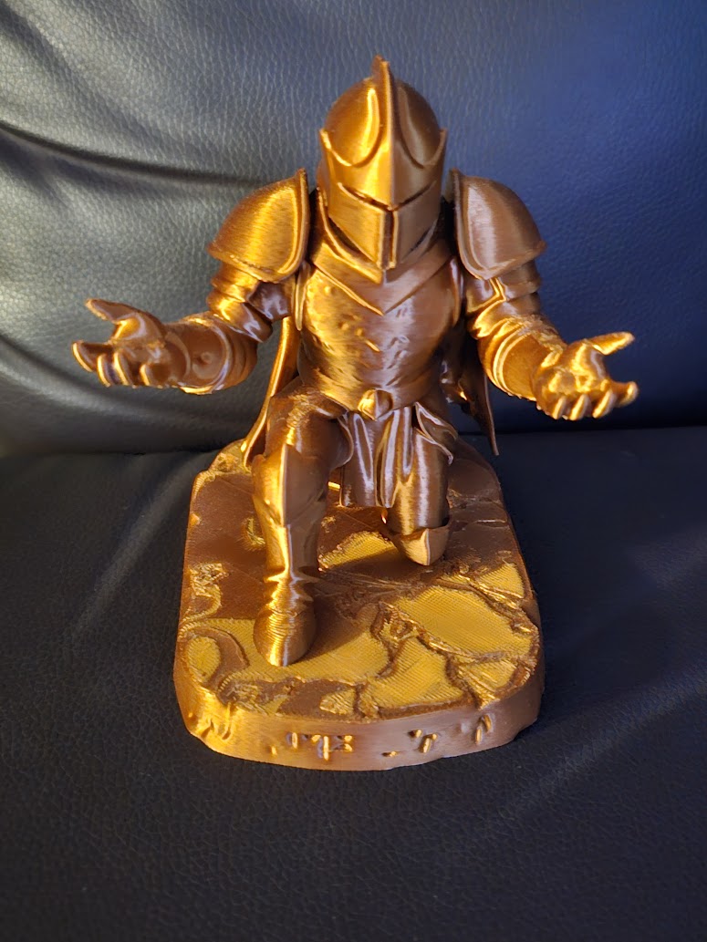 3D Gold Knight-D&J creative Designs