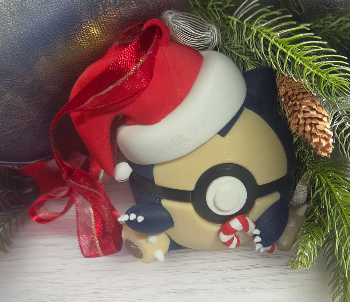 Santa minion Inspired christmas tree ornament β craftsbylemieux