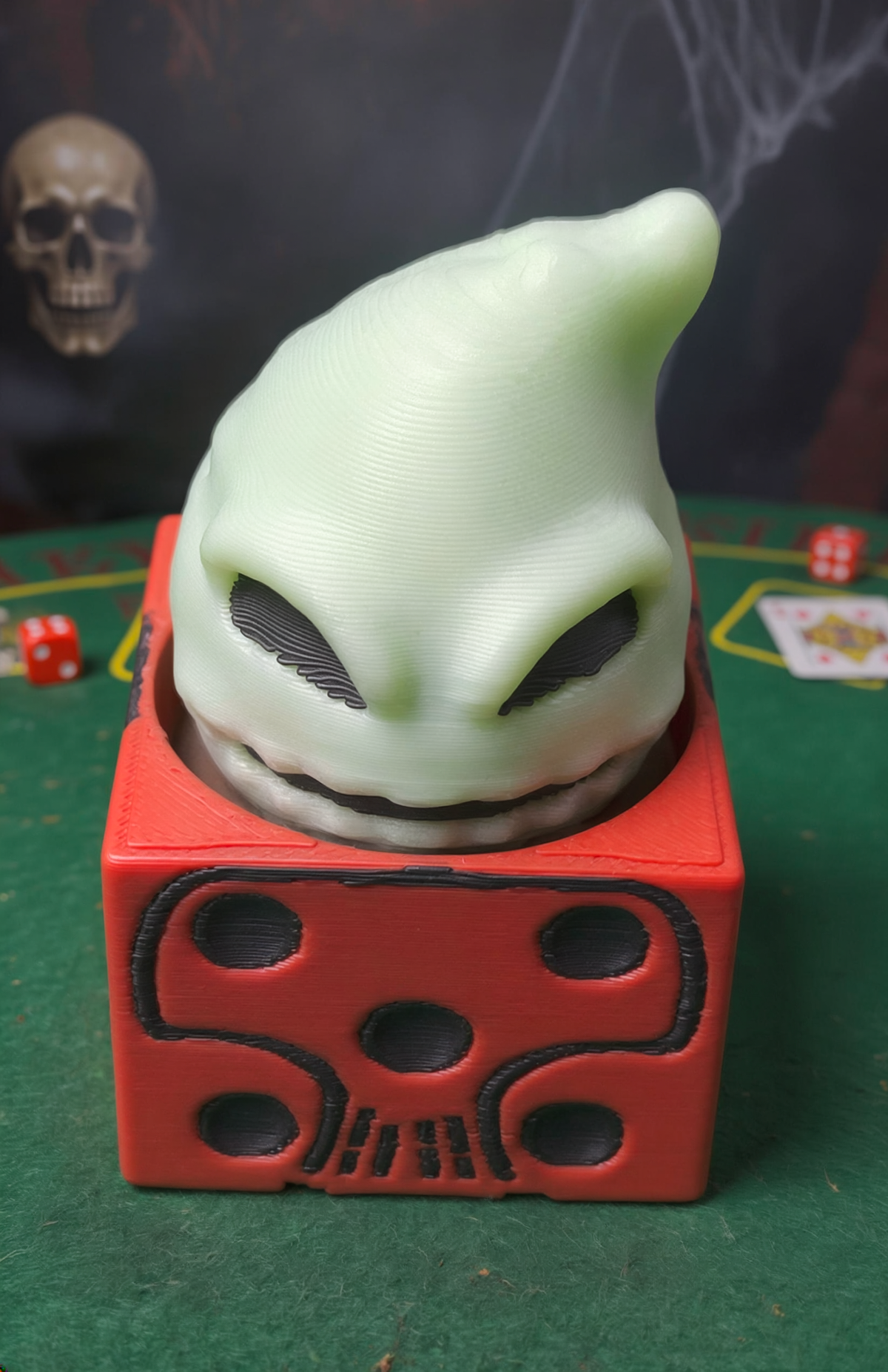 Oogie Boogie 3d Printed Fidget Clicker - we customize creafts