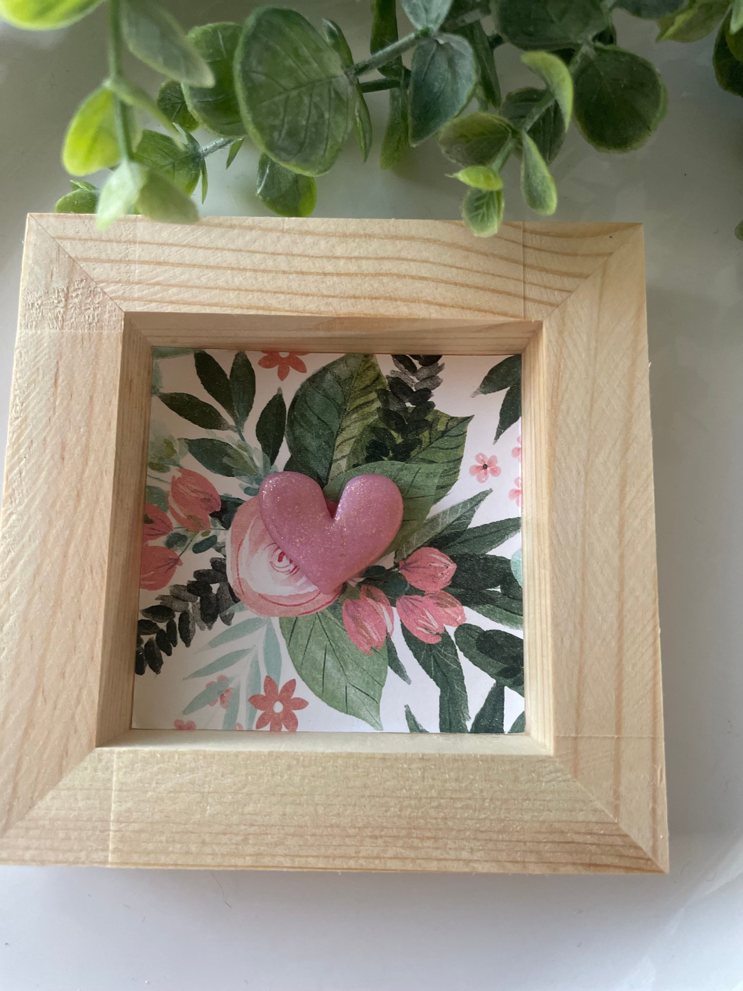 Handmade Mini Wooden Clay Heart Shadow Box Frames | Romantic Home Decor & Gift Idea
- Mimi Co Handmade Jewelry