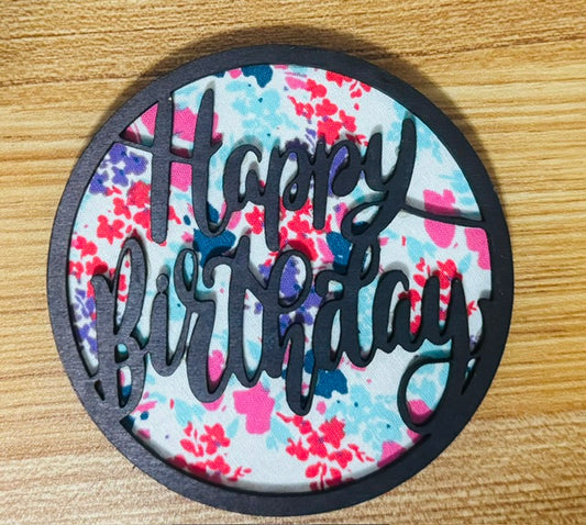Happy Birthday Magnetic Insert (New Style) - STV