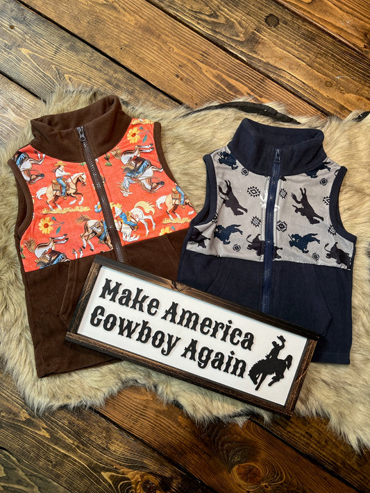 Rough Stock Fleece Vest
