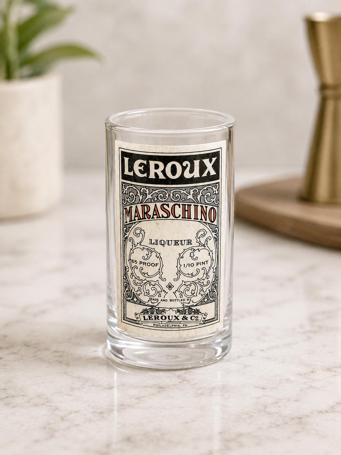Vintage LeRoux Mini Bottle Shot Glass