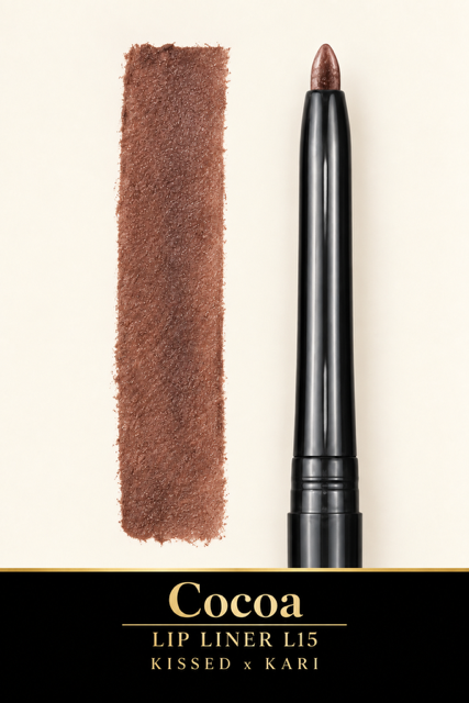 Cocoa Lip Liner L15 by Kissed x Kari