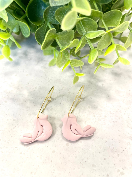 Bird Dangle Earrings - Mimi Co Handmade Jewelry