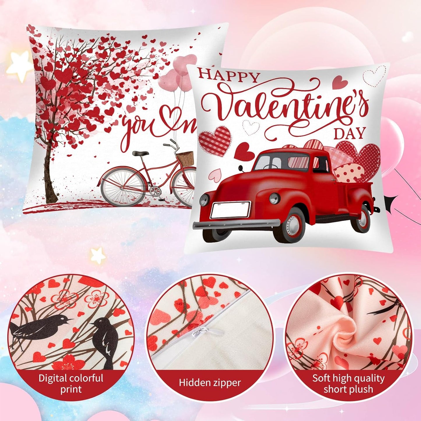 Valentine's Pillow (Style 2) - STV