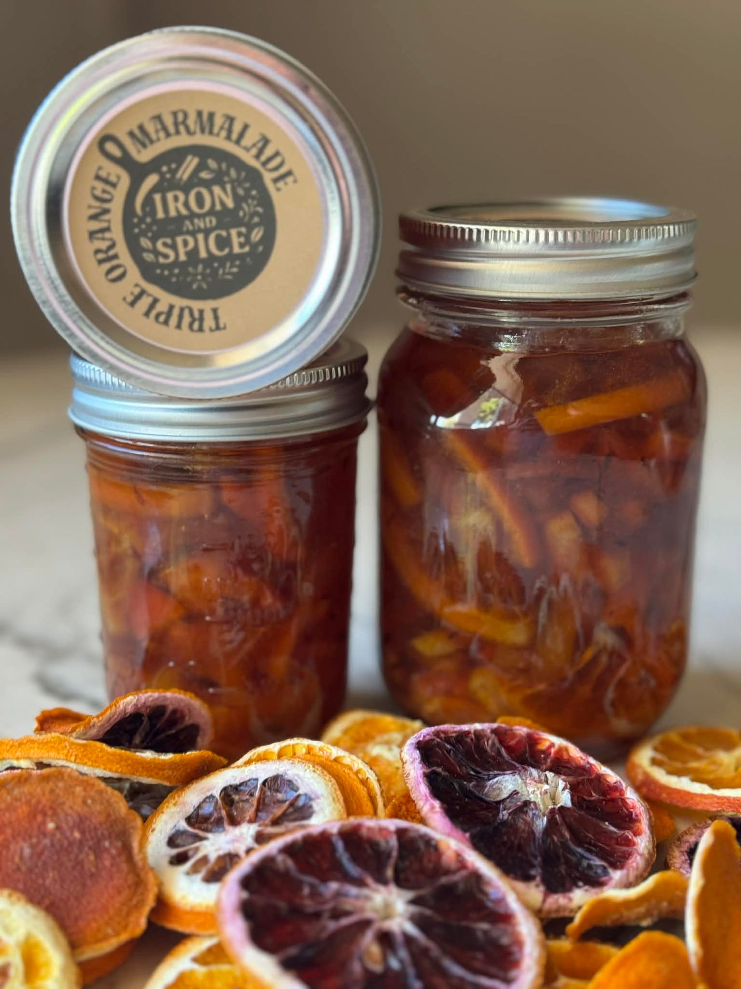 8oz Orange Marm- Iron & Spice