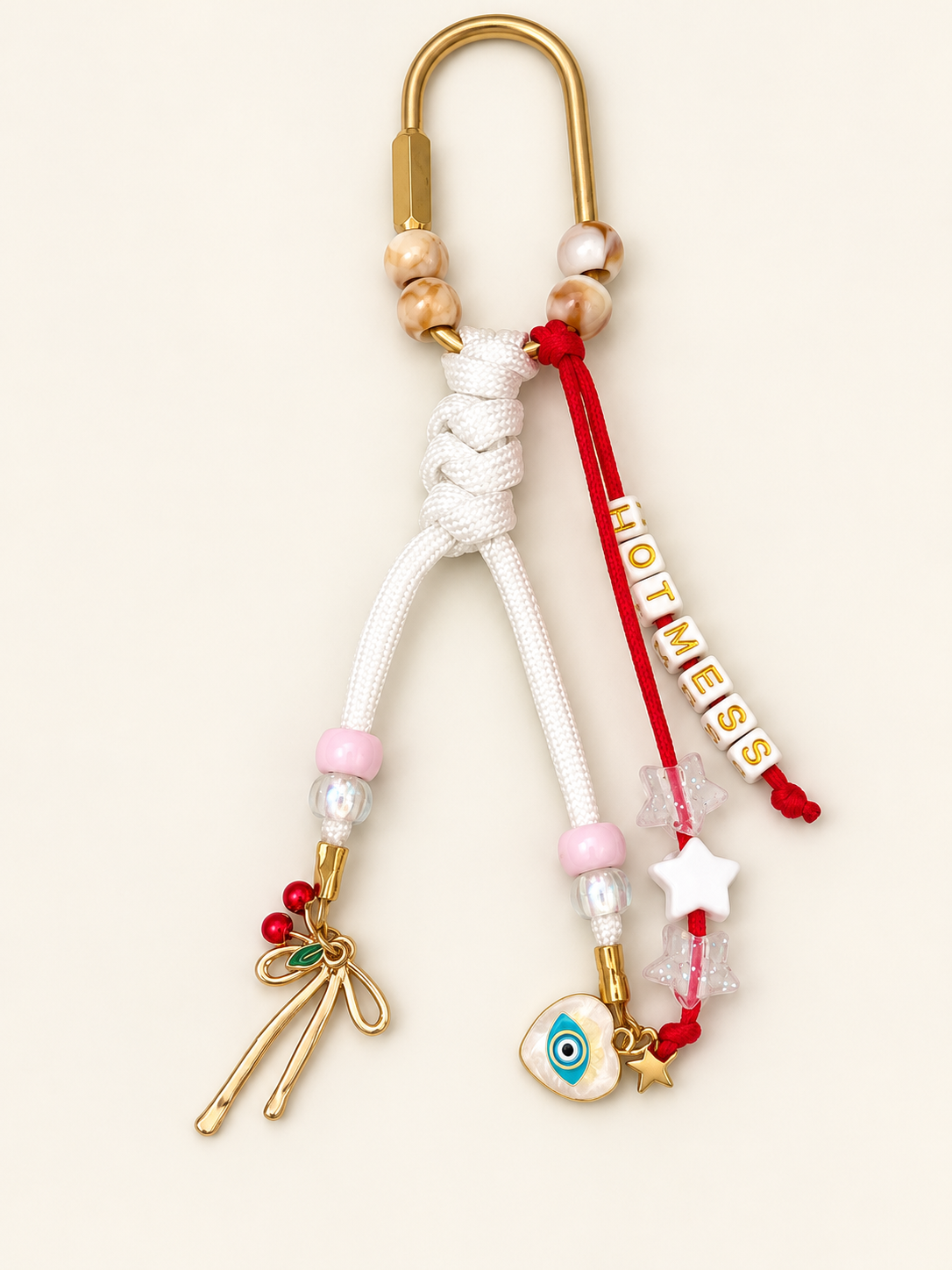Hot Mess Evil Eye Bag Charm - The Charm Edits