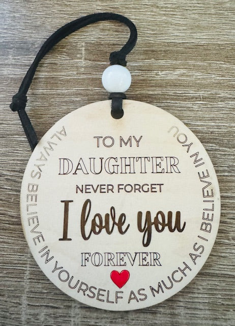 To My Daughter Ornament - STV