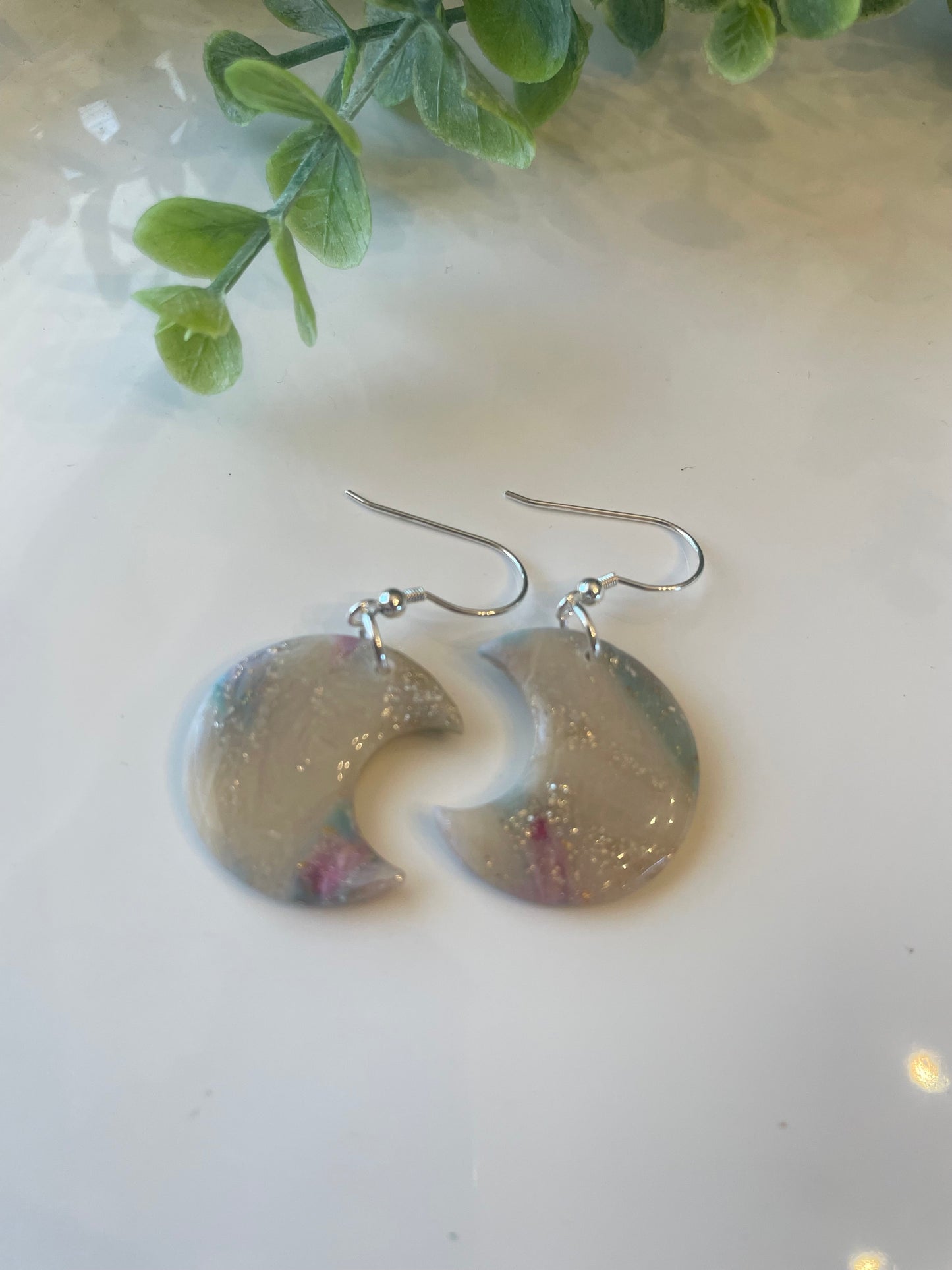 Handmade Polymer Clay Earrings |Sand & Sea - Mimi Co Handmade Jewelry