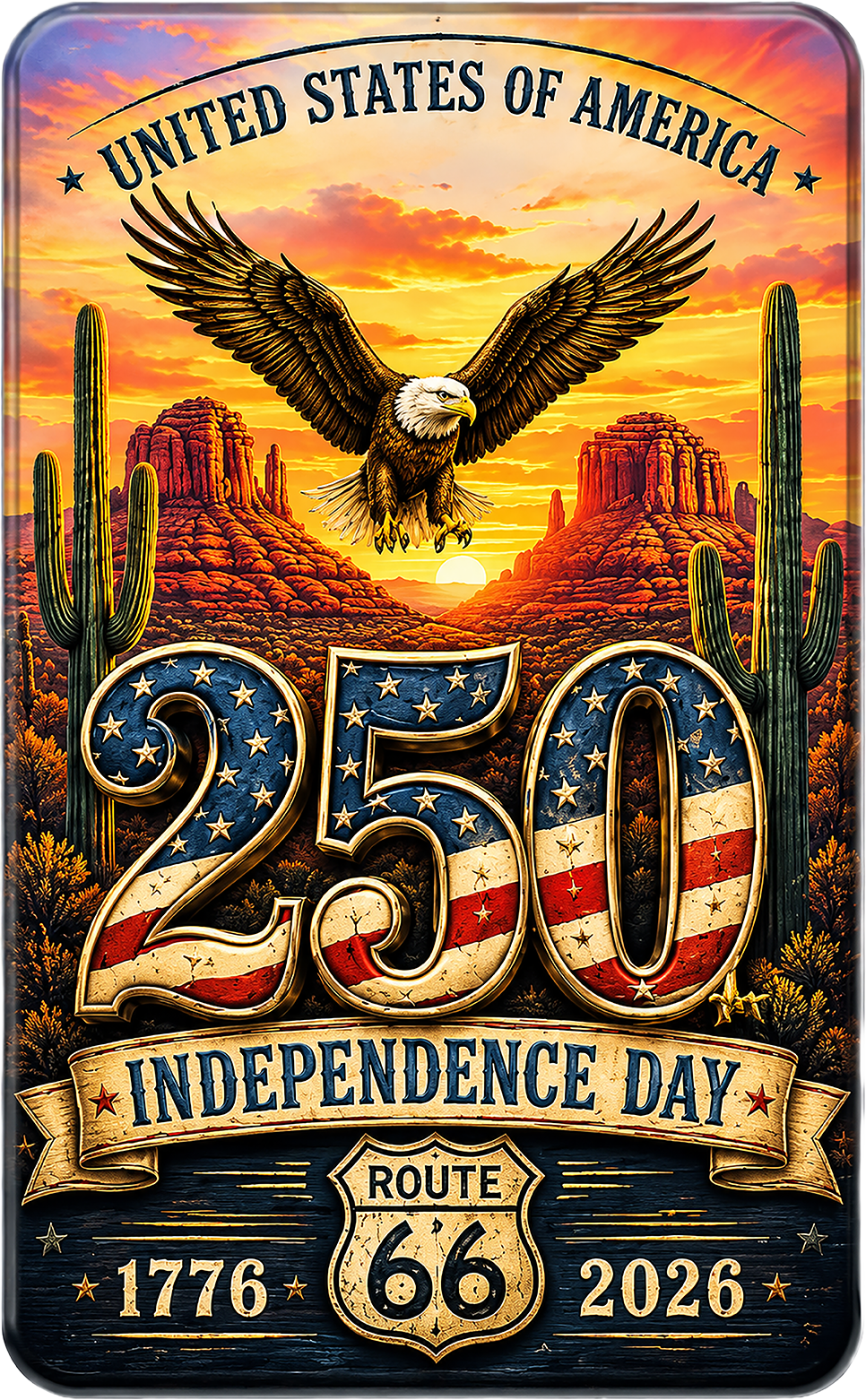 America 250th Anniversary Refrigerator Magnet – 1776–2026 | Independence Day Commemorative (Copy) (Copy) (Copy)