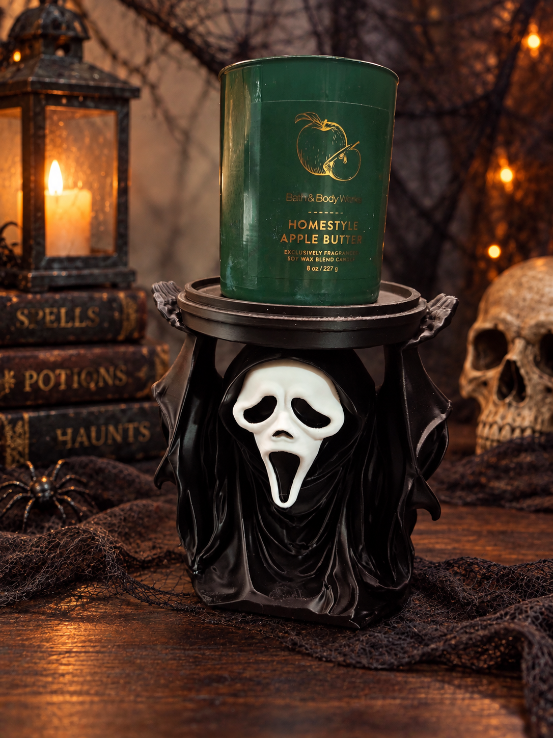 Ghost Face Candle Holder - We Customize Crafts