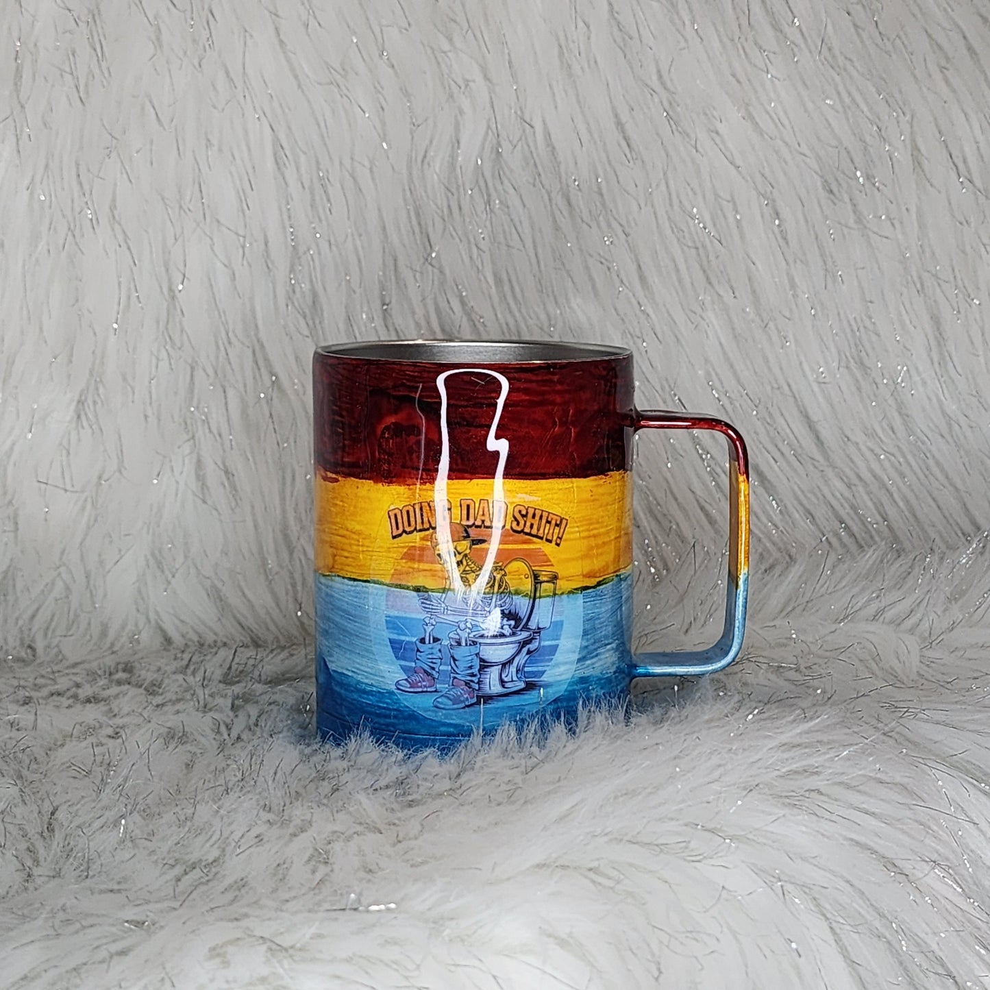 Colored Doing Dad Shit - Mug - Glitter Boss
