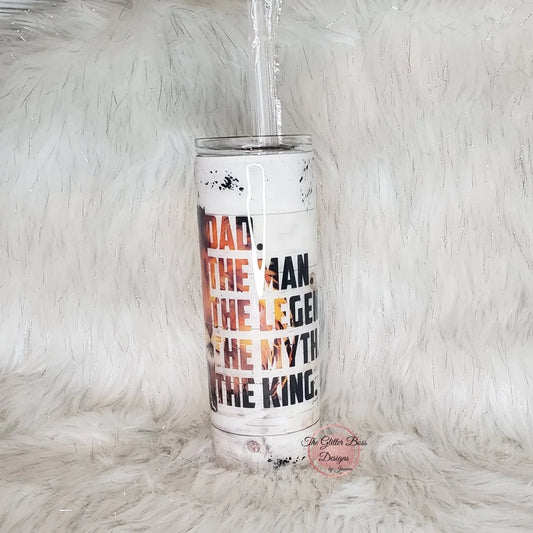 The Man - 20 oz Skinny - Glitter Boss