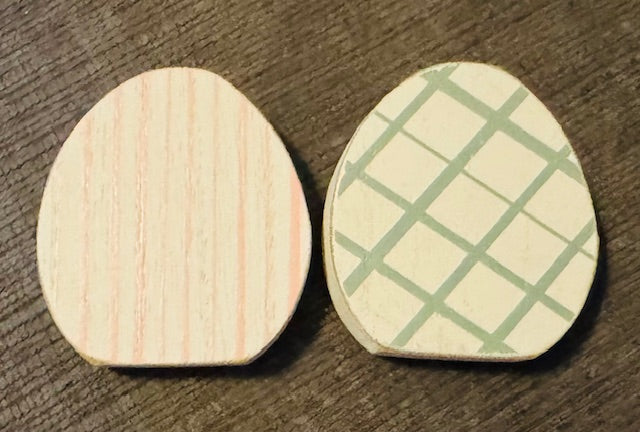 Letterboard Wood Shaped Easter Egg Tiles - STV
