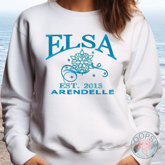 Princess Inspired Embroidered Unisex Shirt - Bloom-N-Believe Boutique