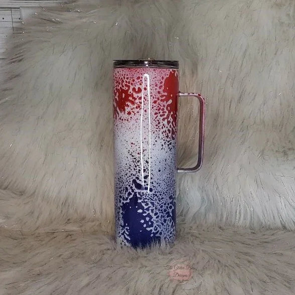 Fathor - 20 oz Handled Skinny - Glitter Boss