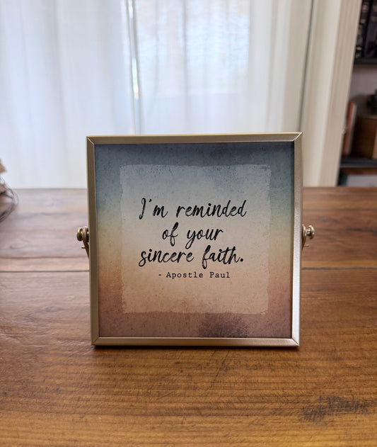 Gold Table Top Frame- Creations by Beth