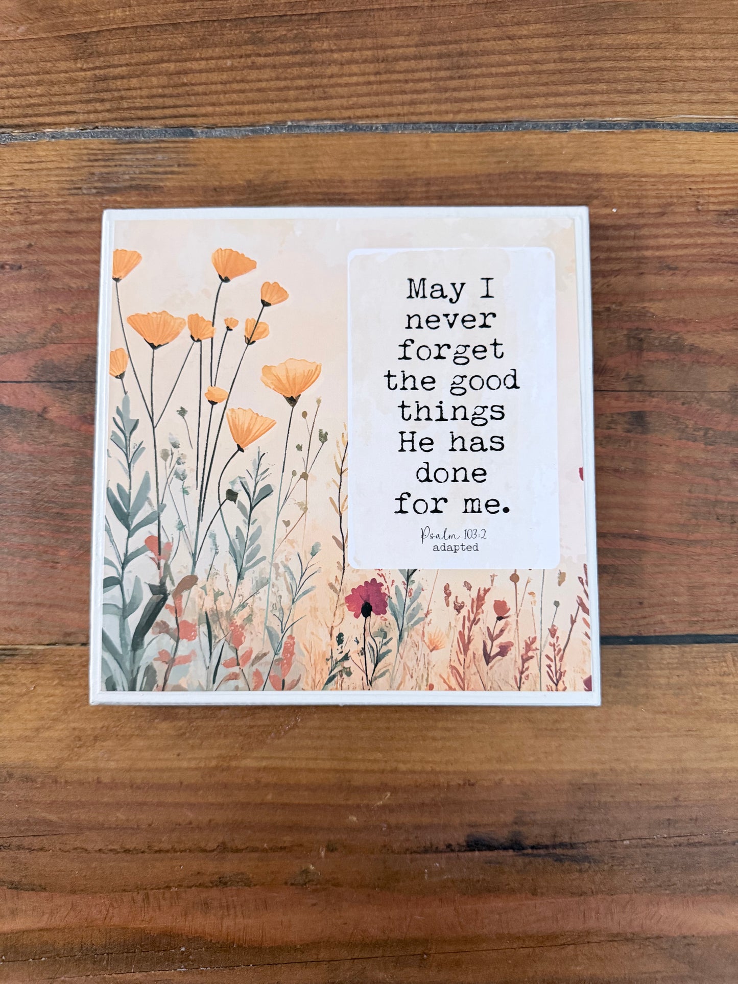 Small square sign- Creations by Beth