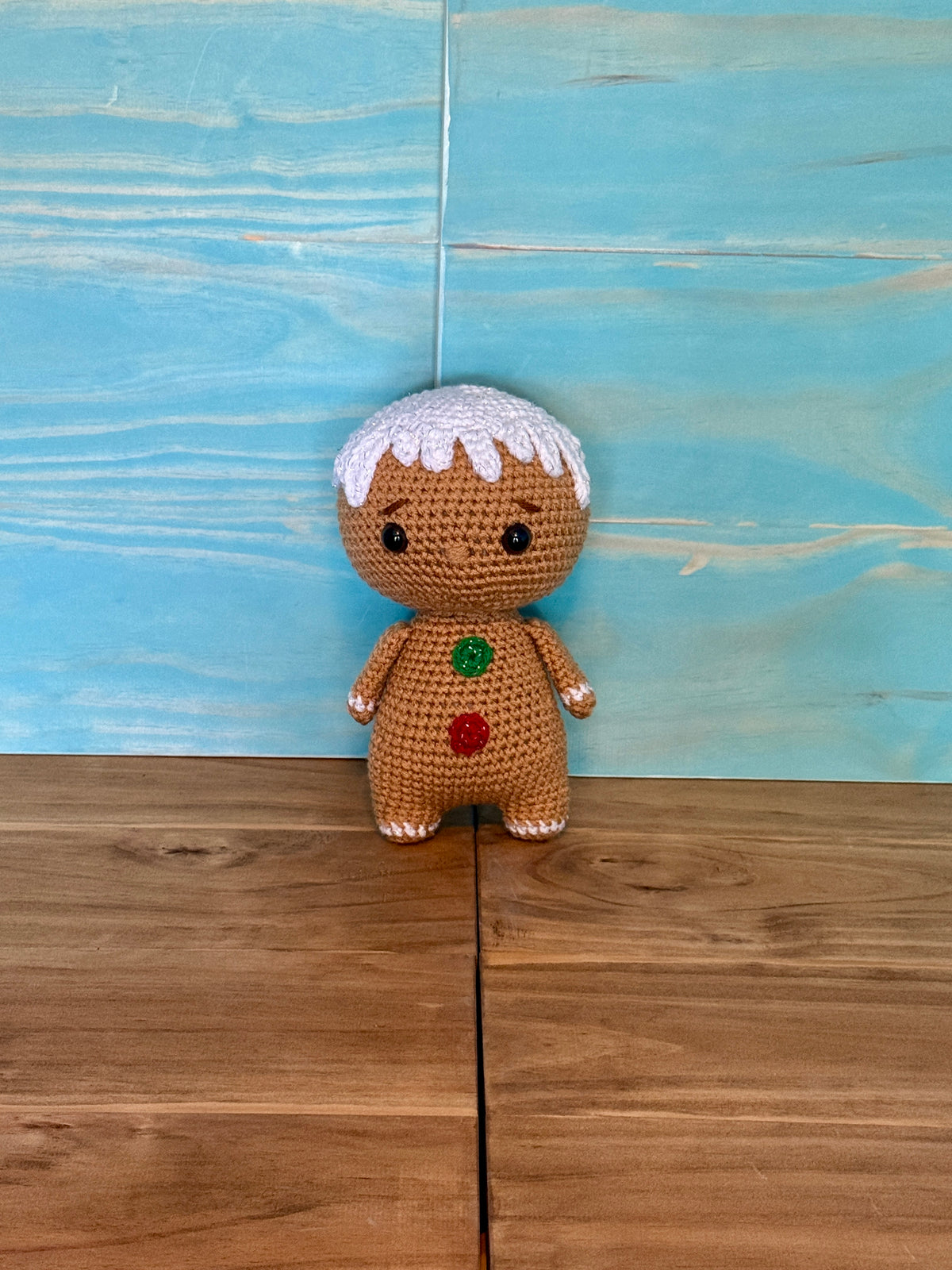 Gingerbread Boy Doll SFS - Cuddly Cacti Creations