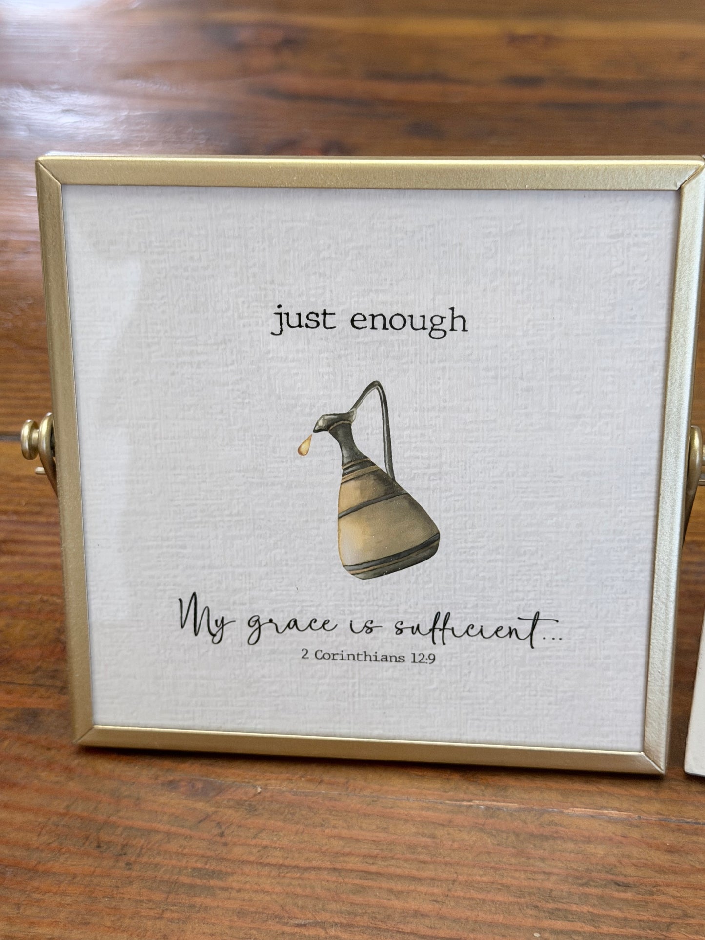 Gold Table Top Frame- Creations by Beth