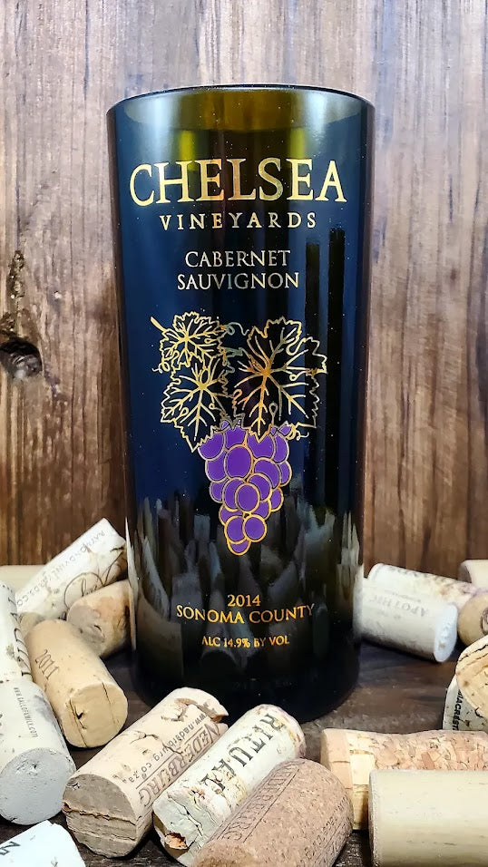 Chelsea Vineyards Sonoma County Upcycled Wine Bottle Vase