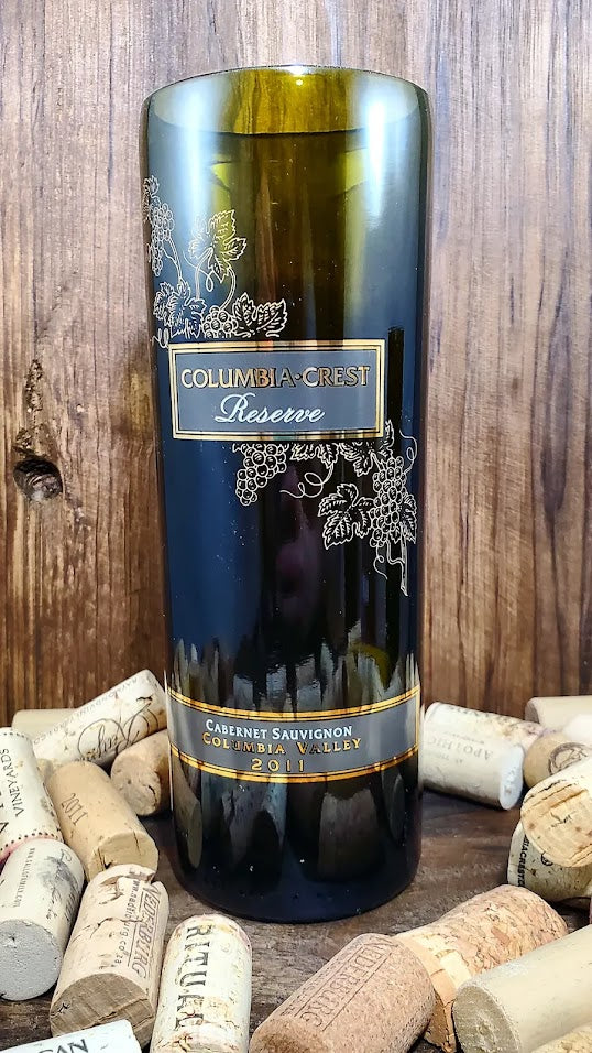 Columbia Crest Reserve Upcycled Wine Bottle Vase