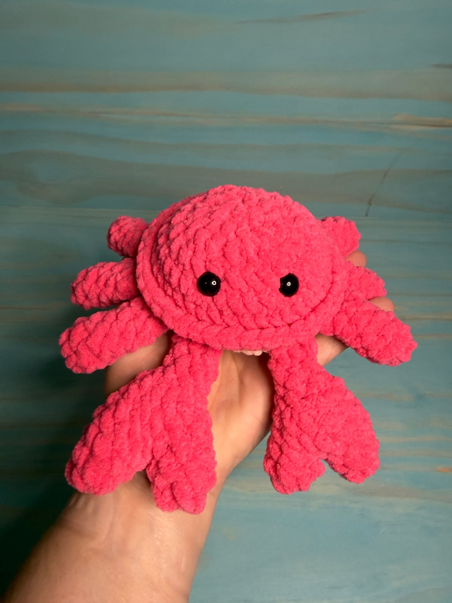 Crab Plushie - Cuddly Cacti Creations