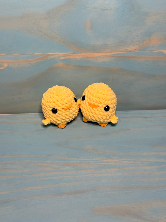 Chick & Mallard Duck "Ball" Plushies - Cuddly Cacti Creations