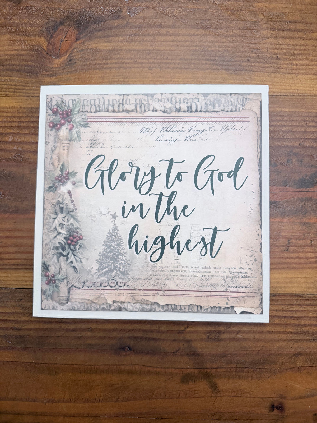 CHRISTMAS SIGN- Medium
