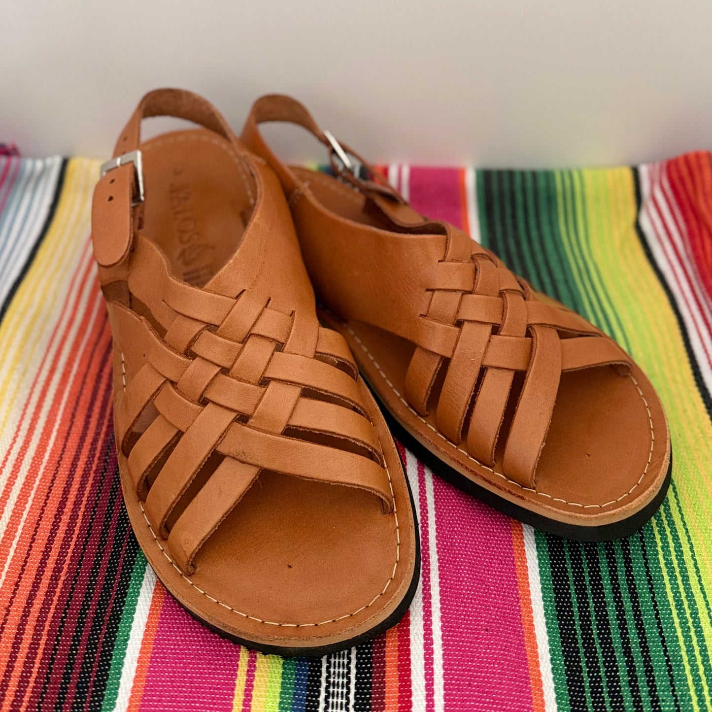 Men's Leather Huarache Sandals - Casa Coco