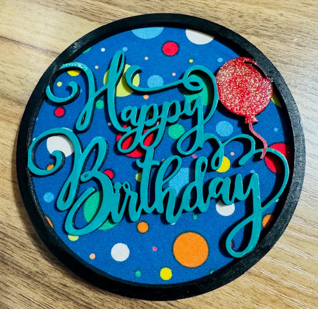Magnetic Insert - Happy Birthday - STV
