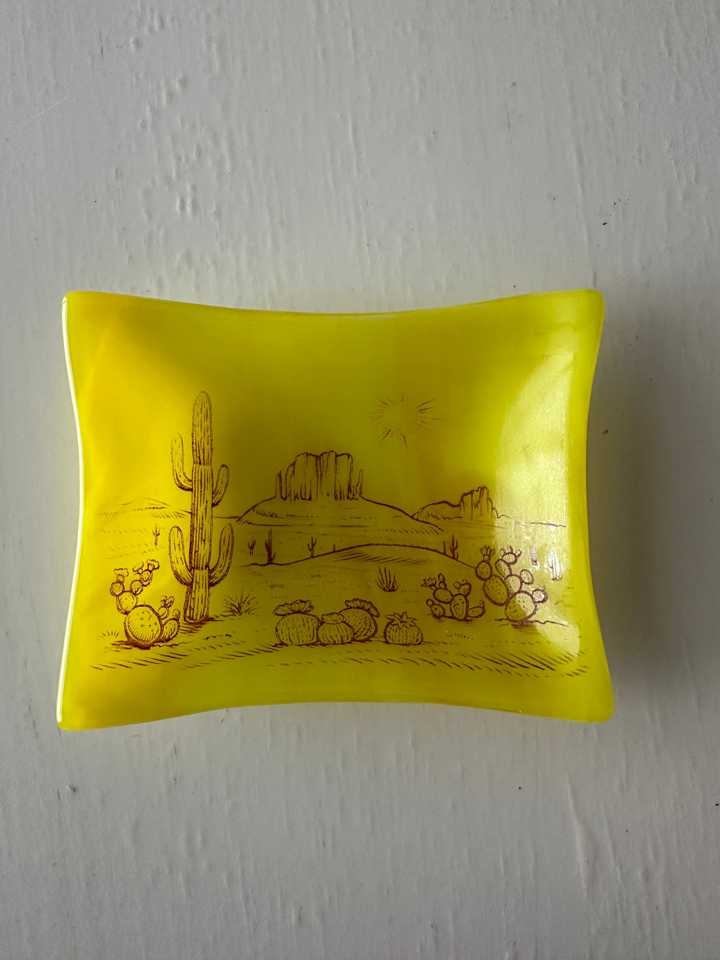 Plate - 4 x 3 Desert Scene