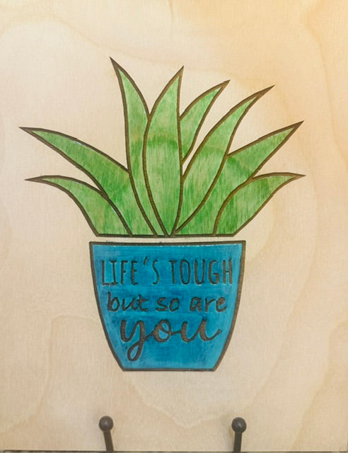 Block Art - Life's Tough But So Are You - STV