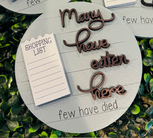 Magnetic Insert - Many Have Eaten Here - CHD