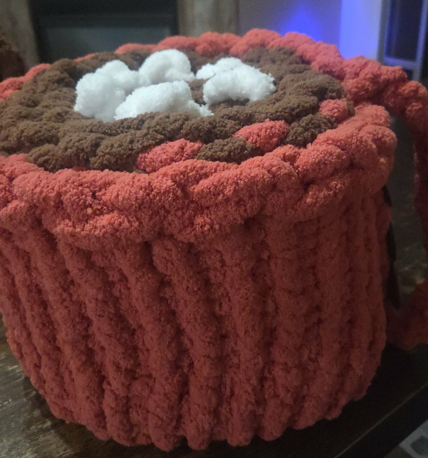 Hot Cocoa cup throw - We Customize Crafts