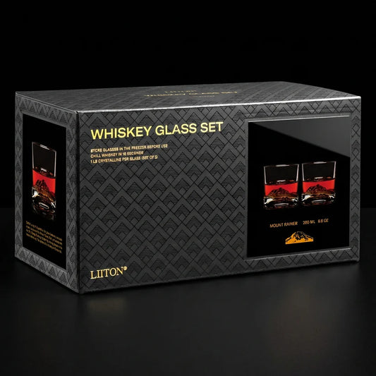 Mount Rainer Double Glass Set - Sweet n' Sassy