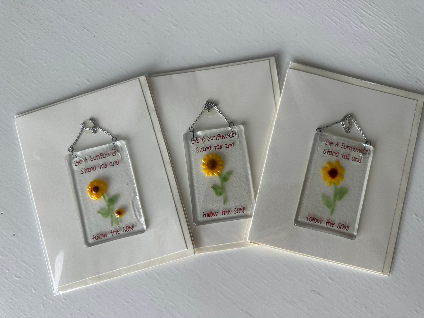 Note Card - Be A Sunflower, Stand Tall and Follow the SON!