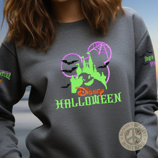 Halloween Oogie Boogie Embroidered Unisex Shirt - Bloom-N-Believe Boutique