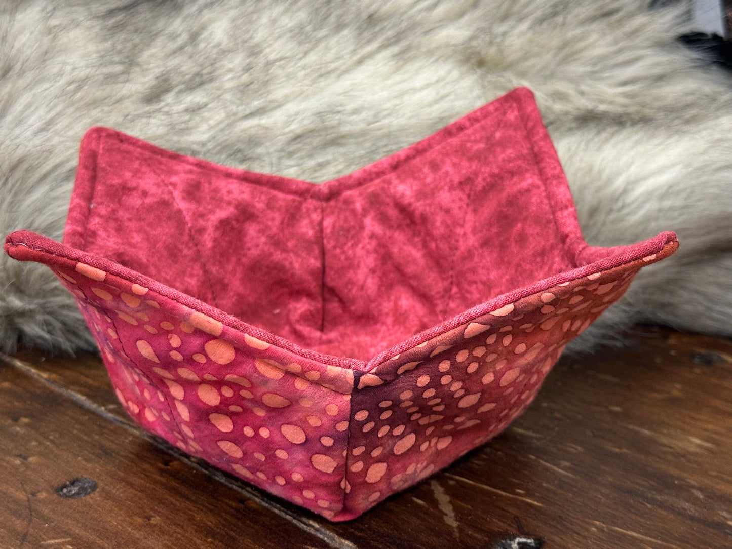 Medium Microwave Bowl Cozy Batik Print