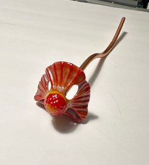 Plant Stake - Small Casted Cone Flower with Copper