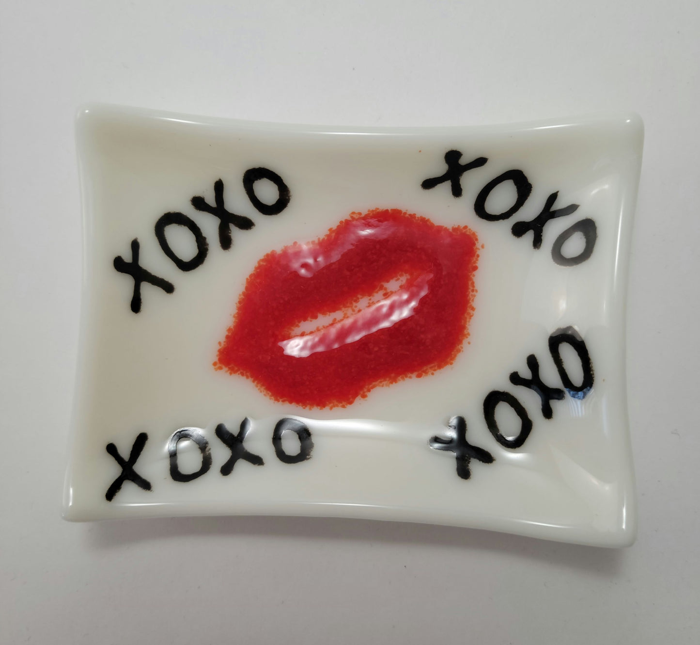 Plate - Valentine - 3x4 XOXO