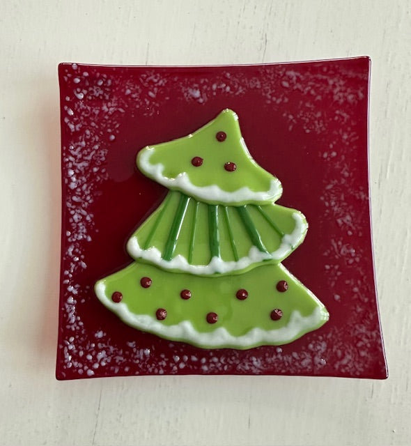 Plate - Whimsical Christmas Tree