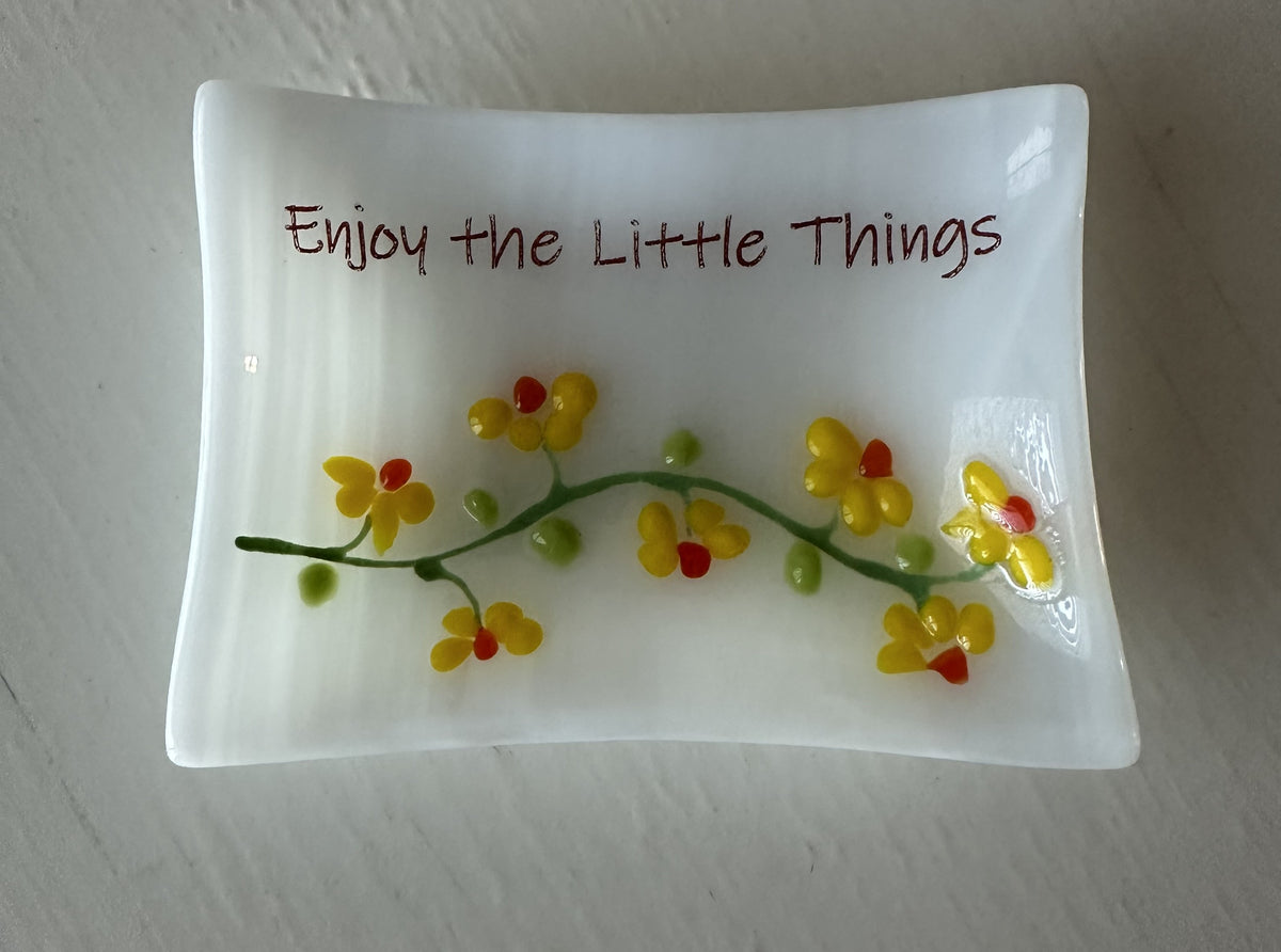 Plate - Enjoy the Little Things 2 x 3